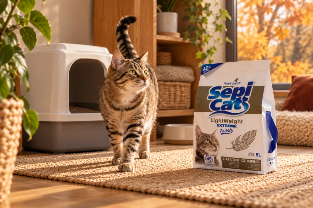 Arenas aglomerantes para gato Sepicat