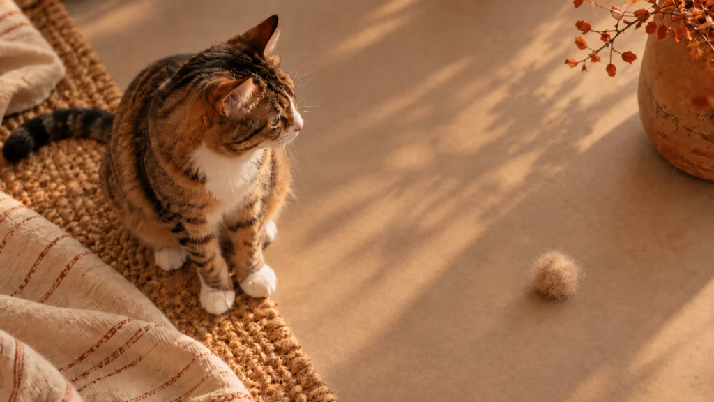 Los cambios estacionales en el pelaje de los gatos